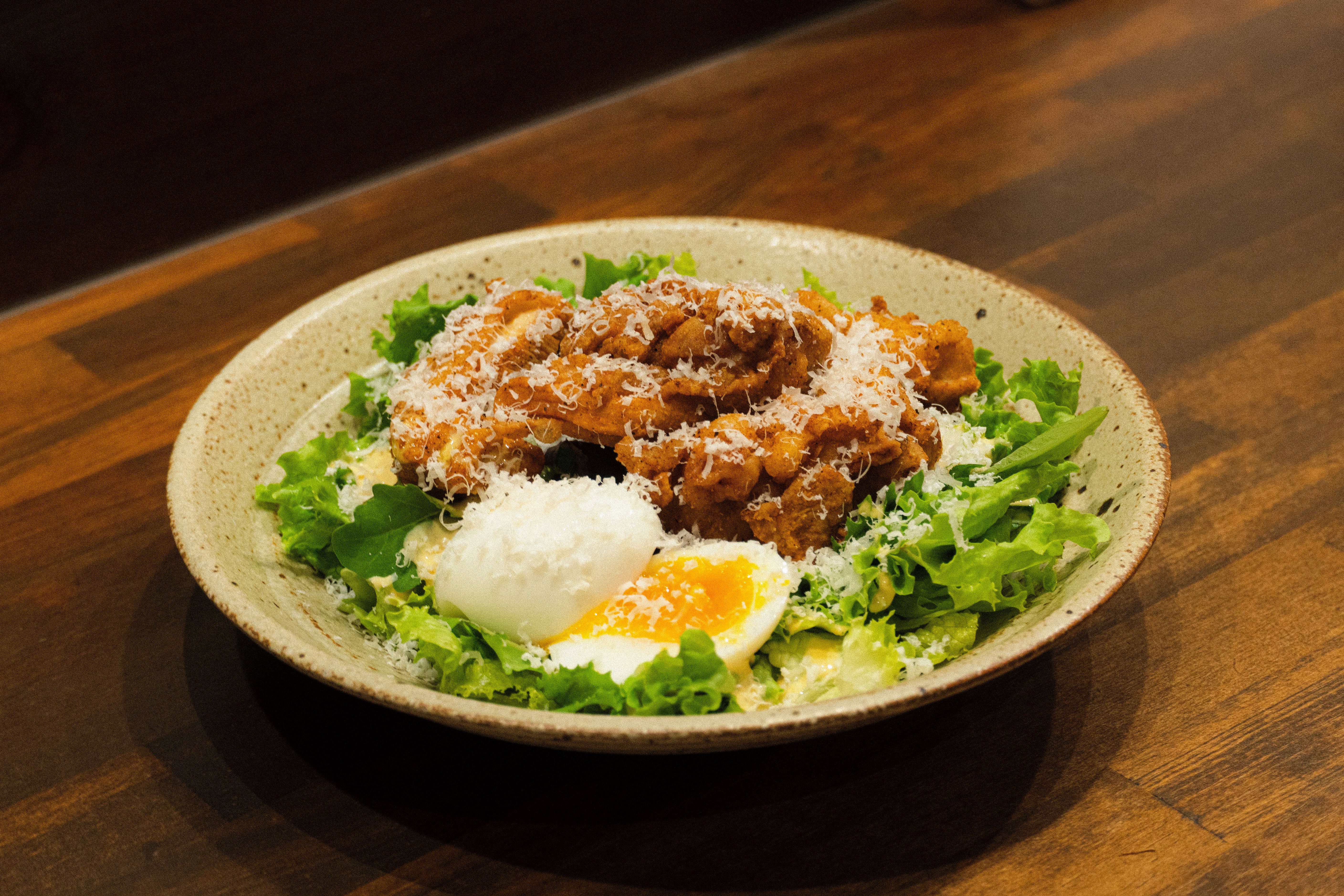 Fried Chicken Caesar Salad